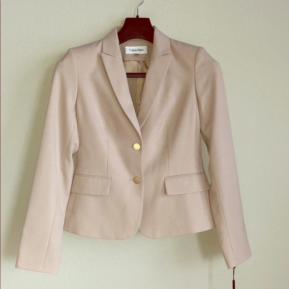 Calvin Klein Two-Button Suit Jacket